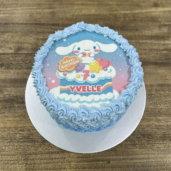Cinnamoroll icing image Ombre Cake