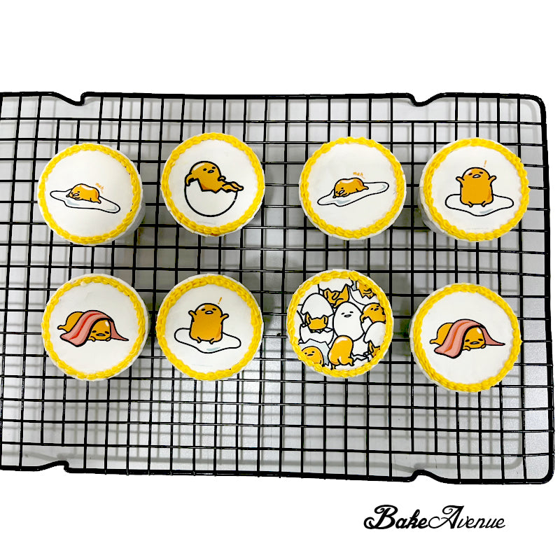 Gudetama icing image Cupcakes