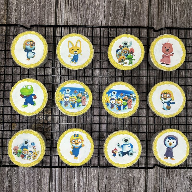 Pororo icing image Cupcakes