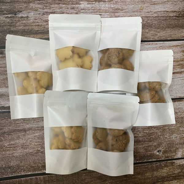 Corporate Orders - Cookies in Small Kraft Ziplock Bags (With Company Logo Sticker)