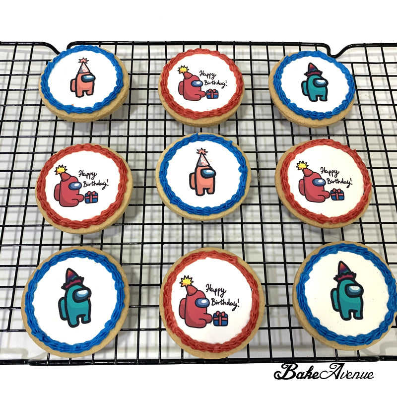 Among Us icing image Cookies