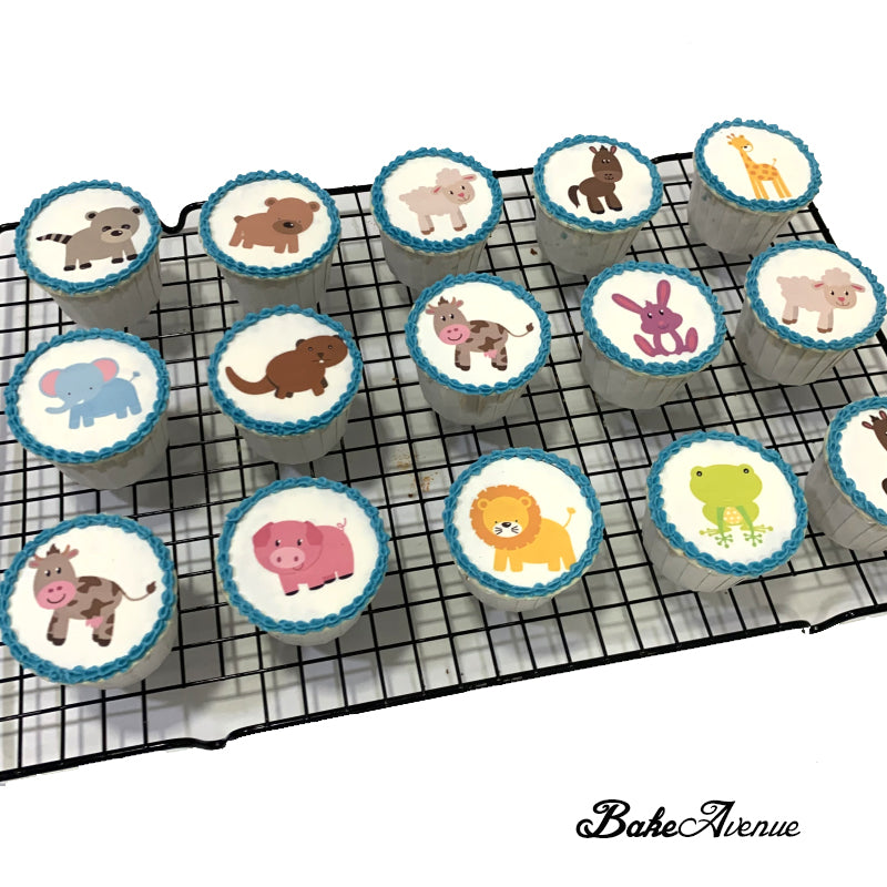 Animals icing image Cupcakes