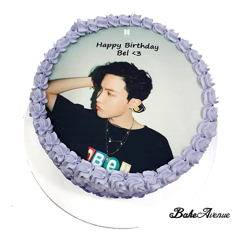 Kpop BTS (J-Hope) icing image Ombre Cake