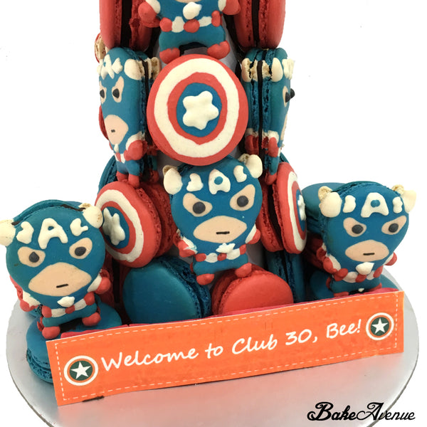 Avengers Macarons (Captain America) Tower