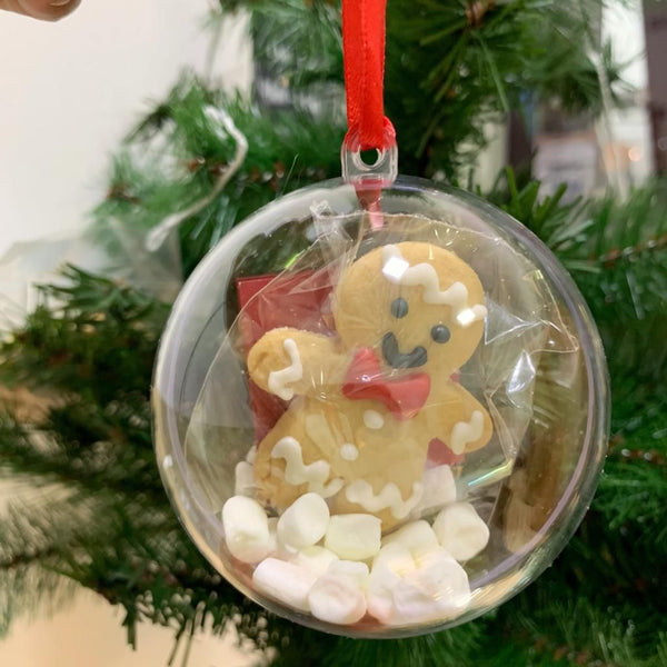 Corporate Orders - Christmas Cookies - Gingerbreadman Cookie in a Bauble