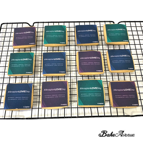 Corporate Orders - Customised Cookies - Company Event (Square)
