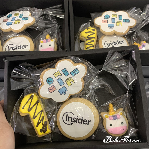 Corporate Orders - Company Theme Cookies (4 in a box)