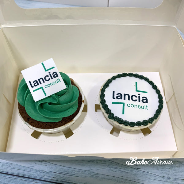 Corporate Orders - Cupcakes - Company Logo (2 in a box)