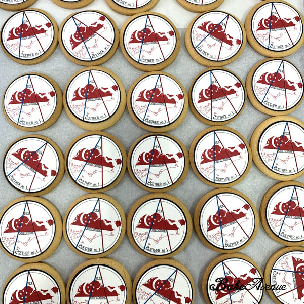 Corporate Orders - Customised Cookies - Occasion (Singapore National Day/Mindef)