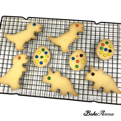 Dinosaur Theme Cookies (With M&M Choc)