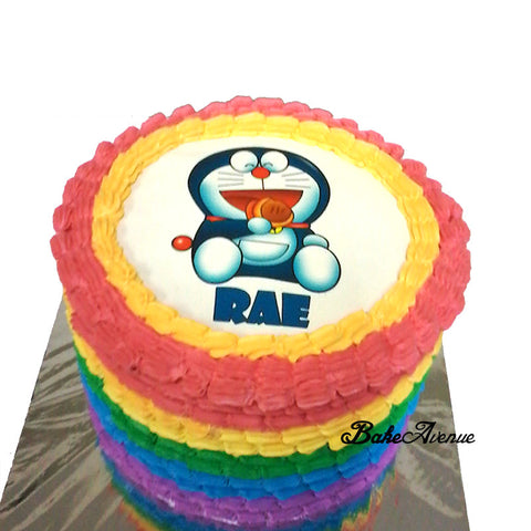 Doraemon Rainbow Cake