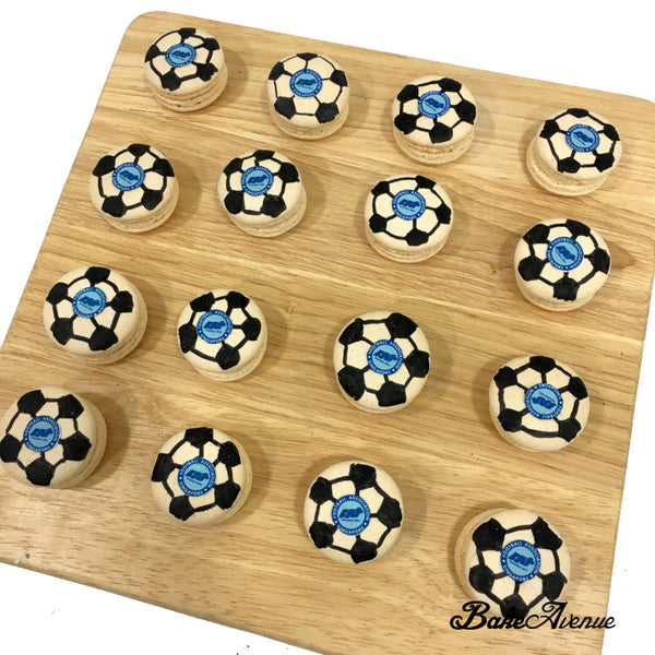 Corporate Orders - Customised Design Macarons | Sports (Soccer)