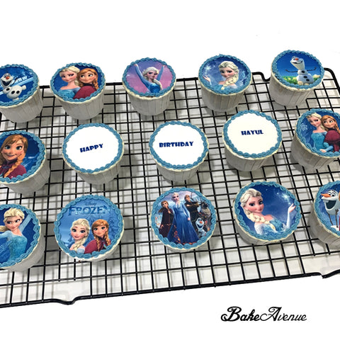 Frozen icing image Cupcakes