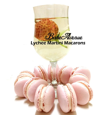 Lychee Martini Macarons