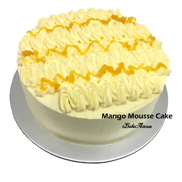 Mango Mousse Cake (Design 1)