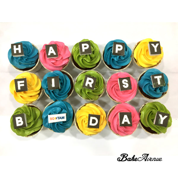 Corporate Orders - Cupcakes - Company Name / Birthday