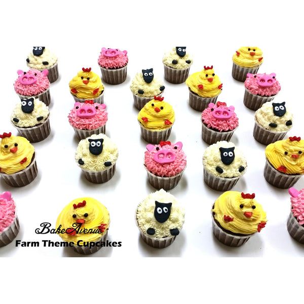 Animal Theme Cupcakes