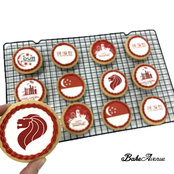 Corporate Orders - Customised Cookies - Occasion (Singapore National Day)