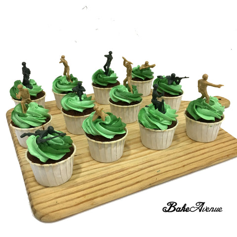 Soldier Theme Cupcakes
