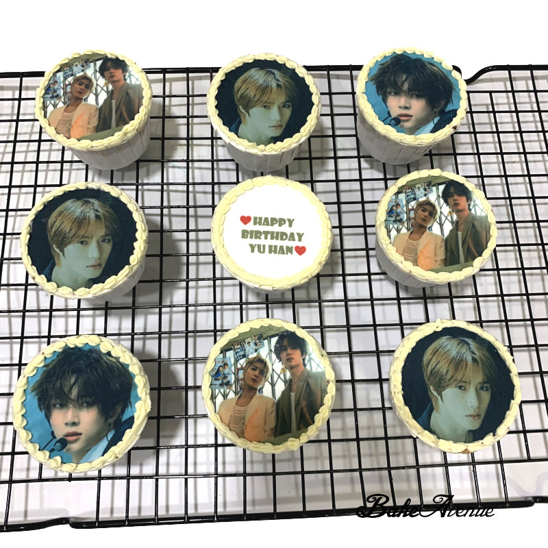 Kpop TXT icing image Cupcakes