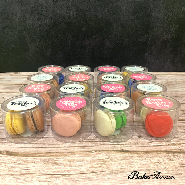Teacher's Day Macarons (2 in a cylinder)