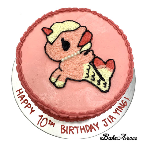 Tokidoki Mermicorno Buttercream Cake