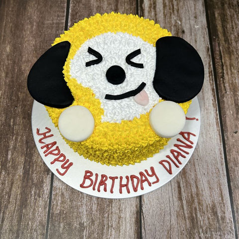 Kpop BT21 Chimmy Face Cake (Ears down)