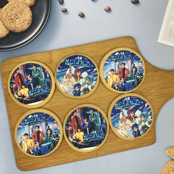 "Customised" Cookies (Customise your own design icing image) - without skirting