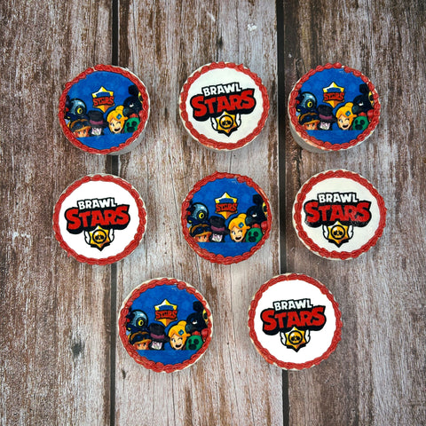 Brawl Stars icing image Cupcakes