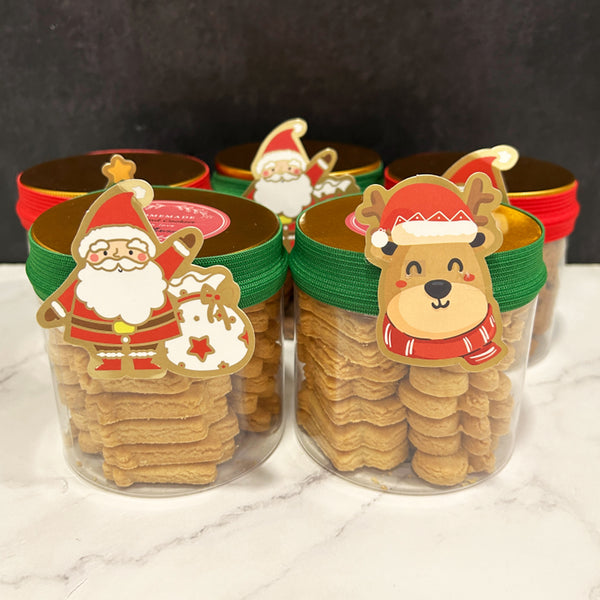 Christmas Cookies - Choc Chip/ Butter Cookies in Bottle - $12.80