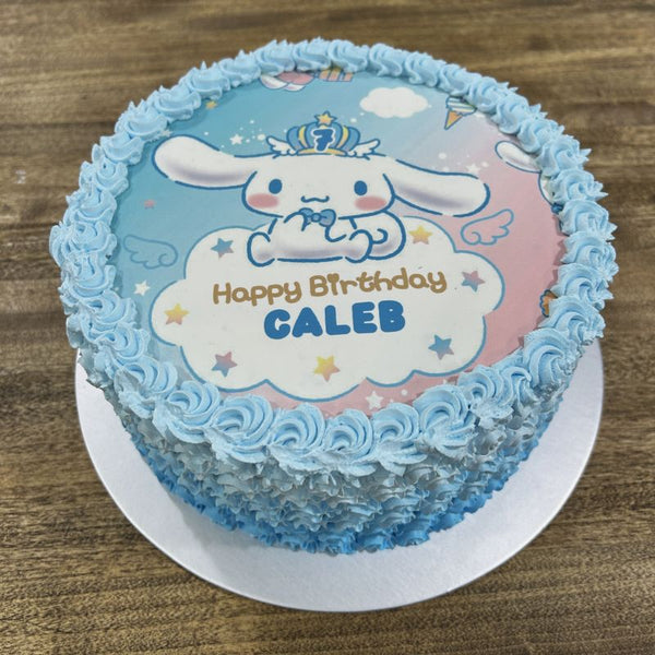 Cinnamoroll icing image Ombre Cake