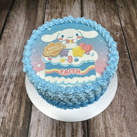 Cinnamoroll icing image Ombre Cake