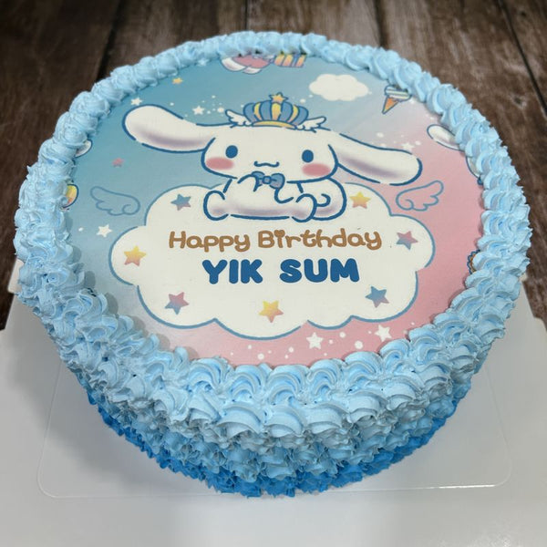 Cinnamoroll icing image Ombre Cake