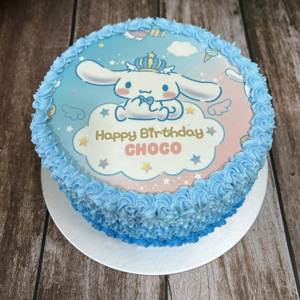 Cinnamoroll icing image Ombre Cake