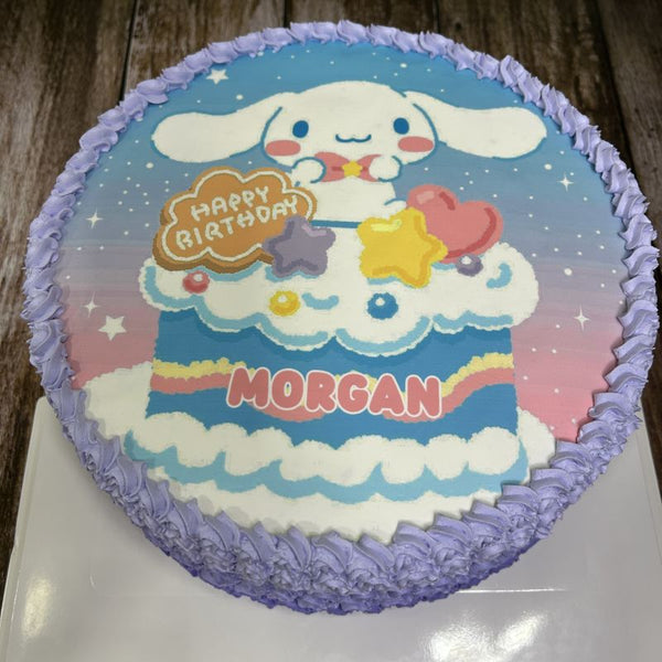 Cinnamoroll icing image Ombre Cake