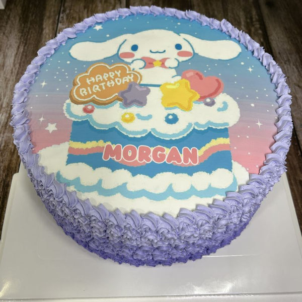 Cinnamoroll icing image Ombre Cake