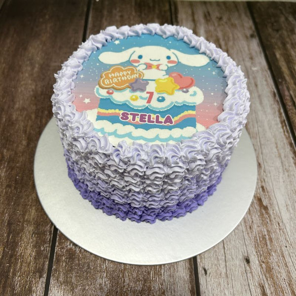 Cinnamoroll icing image Ombre Cake