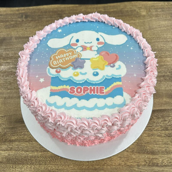 Cinnamoroll icing image Ombre Cake