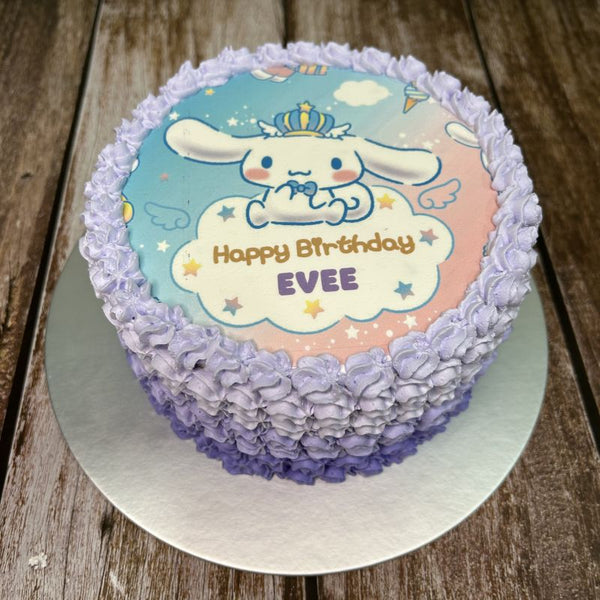 Cinnamoroll icing image Ombre Cake