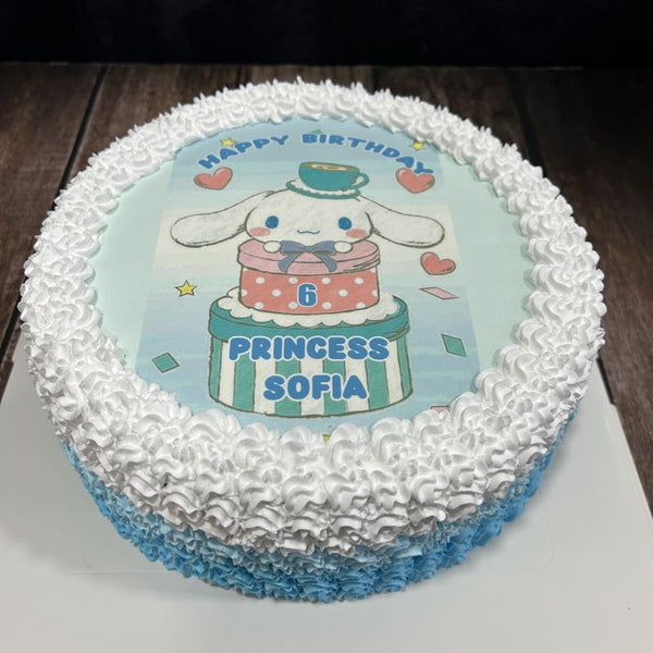 Cinnamoroll icing image Ombre Cake