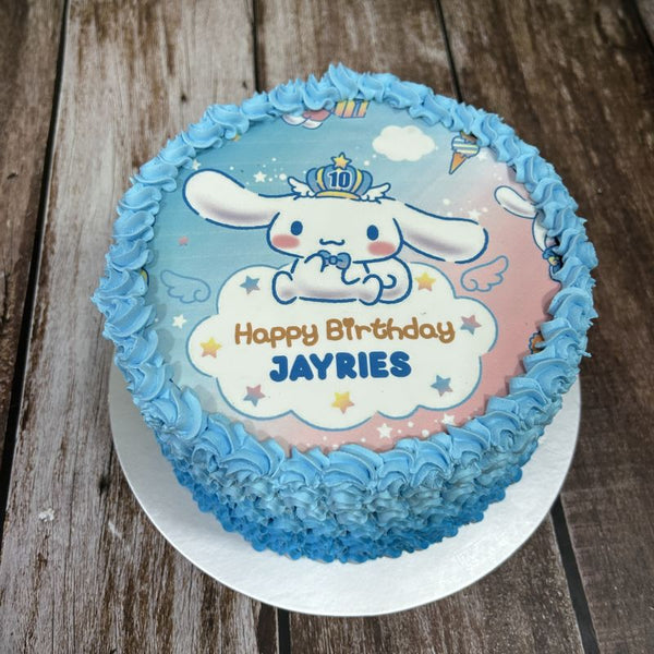 Cinnamoroll icing image Ombre Cake