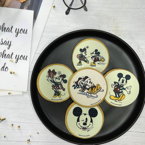 Corporate Orders - Customised Cookies - Company Theme (Round) - No skirting