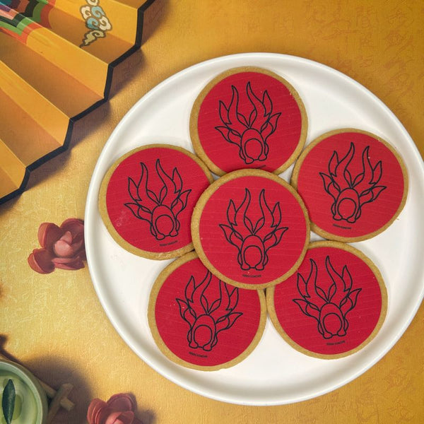 Corporate Orders - CNY Round Theme Cookies