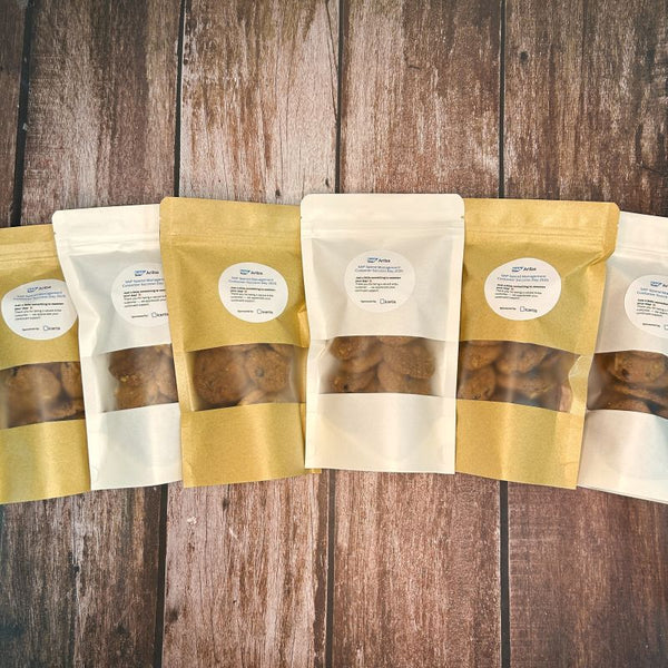 Corporate Orders - Cookies in Kraft Ziplock Bags (With Company Logo Sticker)