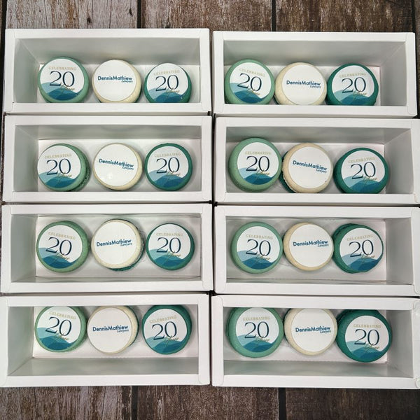 Corporate Orders - Macarons in Packaging of 3