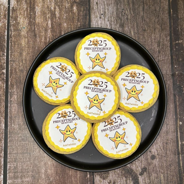 Corporate Orders - Customised Cookies - Company Event (Round)