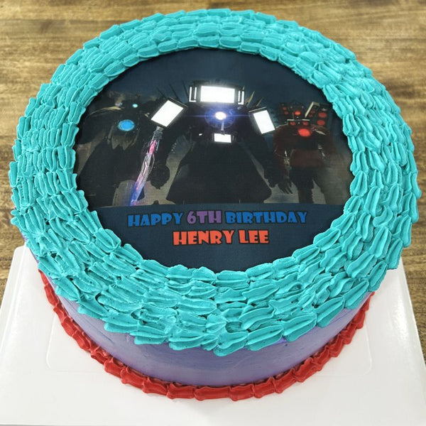 "Customised Your Own icing image" Ombre Cake