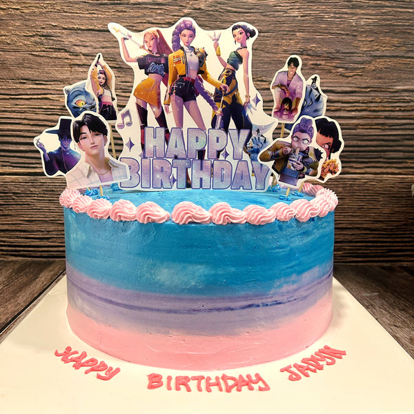 Demon Hunters Topper Cake (Smooth Finish)