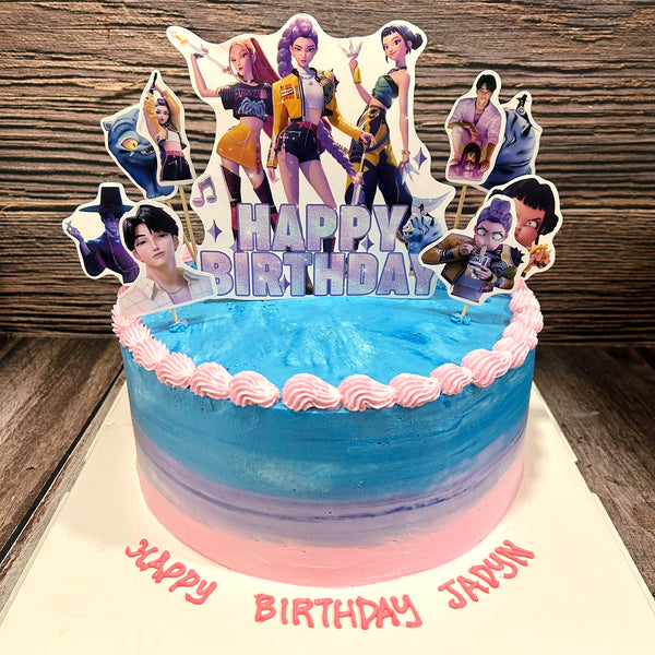 Demon Hunters Topper Cake (Smooth Finish)