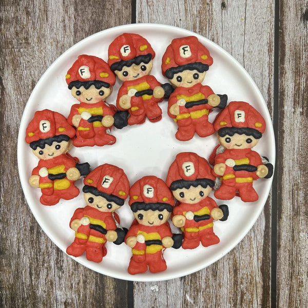 Fireman Theme (Fireman) Macarons
